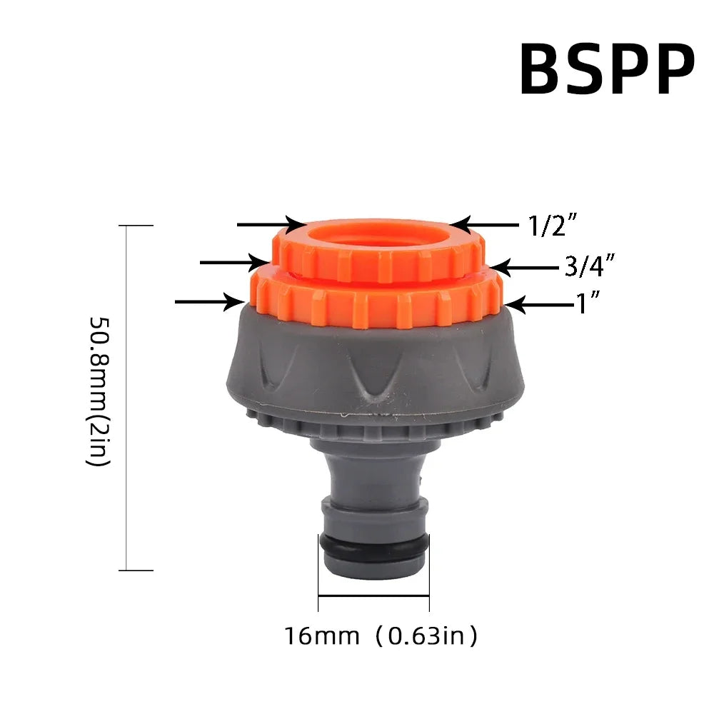 1-Pcs 1/2" 3/4" 1" Garden Hose Quick Connect Adapters