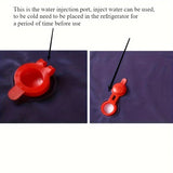 Blue Hand Wash Gel Ice Pack Cushion For Cooling Or Neck Support
