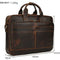 Genuine Leather Laptop Briefcase.