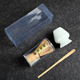 3/4pcs Matcha Bamboo Whisk Teaspoon And Ceramic matte Bowl
