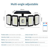 300 LED Motion Sensor Solar Outdoor Waterproof Garden Lights.