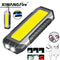 18650 Portable Camping USB Rechargeable COB LED Flashlight Power Bank With Magnet Waterproof Lantern 4000mAh