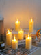 6Pcs Led Flameless Acrylic Battery Candles.