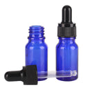 1 Pc 5ml 10ml 15ml 20ml 30ml 50ml Or 100ml Blue Glass Bottle With Dropper For Essential Oils