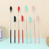 1pcs Mini Telescopic Silicone Spatula