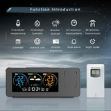 Projection Color Screen Digital Alarm Clock Temperature and Humidity Meter.