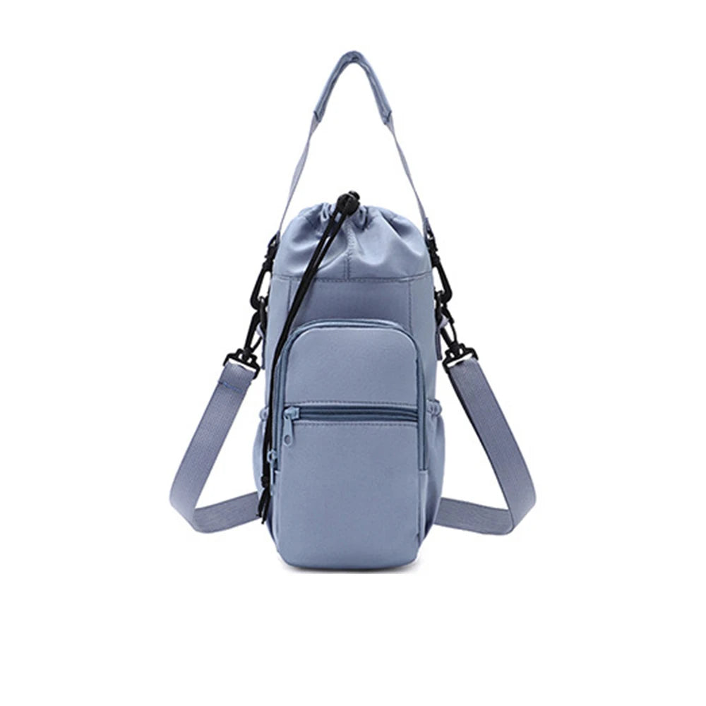 Women And Men's Oxford Lightweight Waterproof Crossbody Water Bottle And Phone Bag