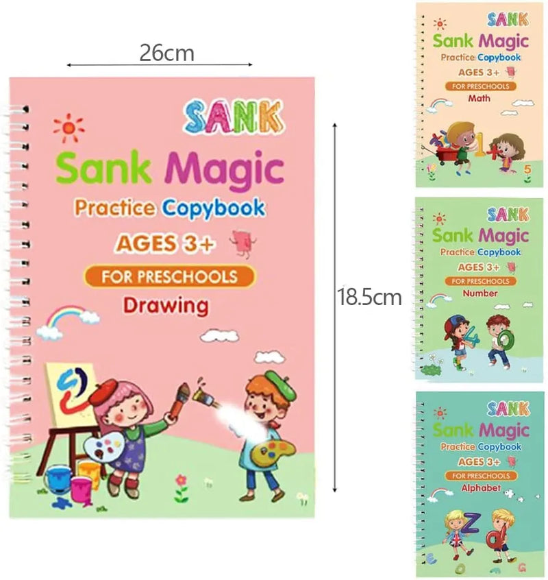 SANK Magic Copybooks And Pen In Variety of Languages