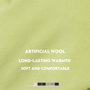 Soft Artificial Wool Zipup Jacket