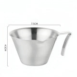 Stainless Steel with Measurement Espresso Extraction Cup