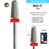 3/32" MagiBling Professional Manicure Nail Drill Bits for Hard Acrylic Gel