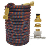 High Pressure Expandable PVC Garden Water Hose with Double Metal Connector.