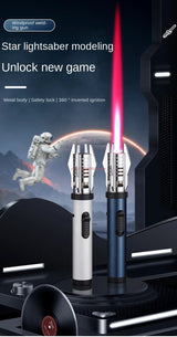 Metal Outdoor Windproof Butane 360° Lightsaber