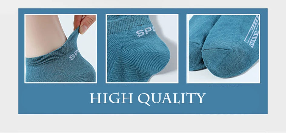 5/10 Pairs Men Or Women's Cotton Mesh Ankle Sports Socks