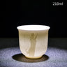 Chinese Three-dimensional White Porcelain Tea Cup