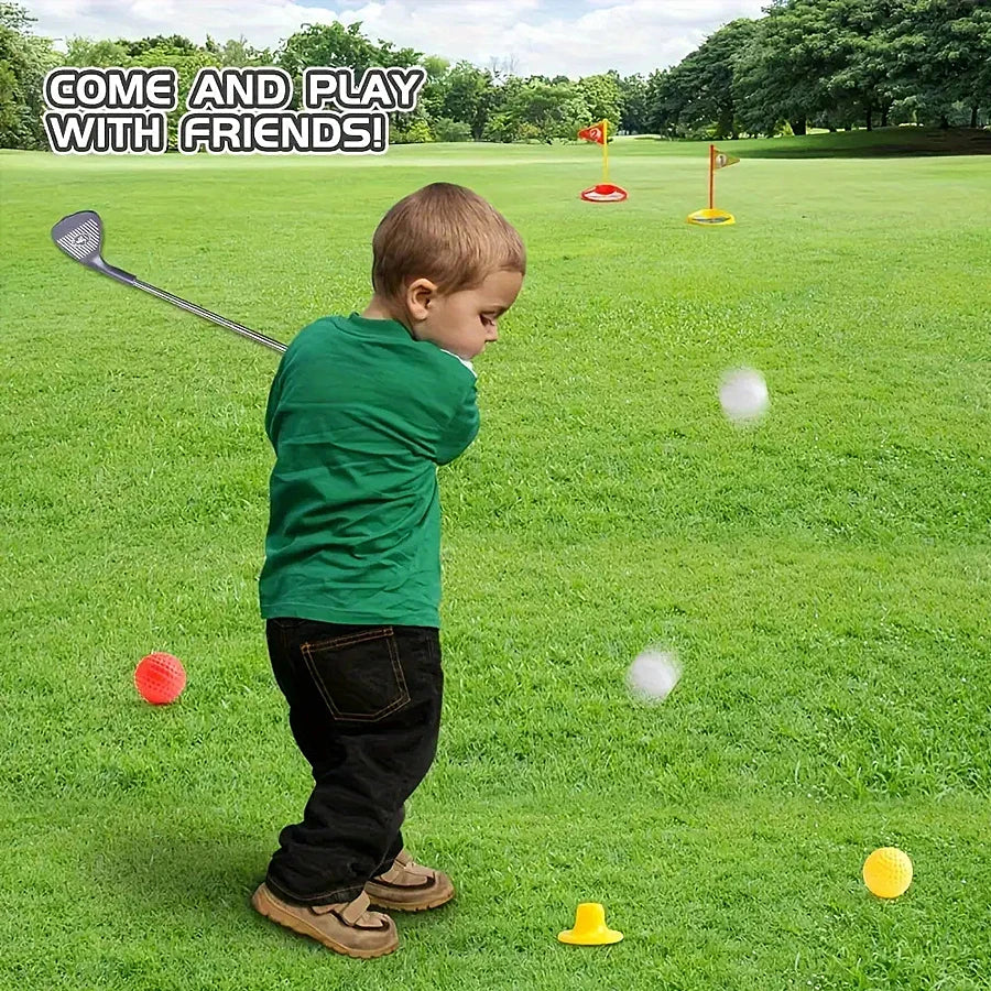 1 Set Children's Retractable Golf Clubs