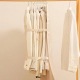 Vacuum Compressed Adjustable Seasonal Storage Organizer For Suits Coats Or Sweaters