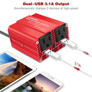 300W Car Power Inverter 12V to 110V Cigarette Lighter Converter USB Plug Auto Accessories