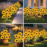 Solar Garden Sunflower Lights