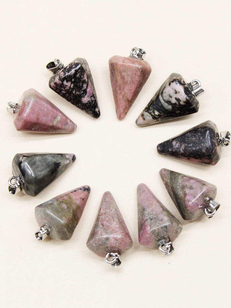 Reiki Natural Stone To Make Beautiful Pendants.