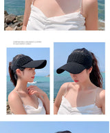 Elastic Fabric Sports Sun Cap