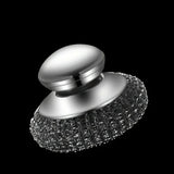 6pcs SUS Handle Steel Wool Scrubber with 5 Replacement Balls Stain Remover for Grills