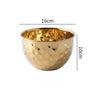 Stainless Steel Hammer Point Fruit Or Mixing Bowl
