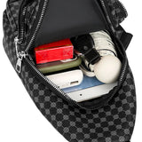 Men And Women's Single Shoulder Patchwork Dot Design Bag