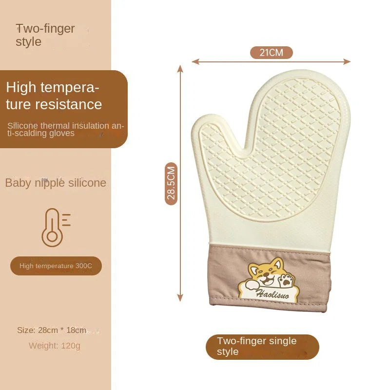 Silicone High Temperature Oven Mitts