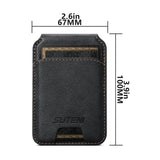 Leather Magnetic Wallet With Card Holder For iPhone 16 Pro Max 15 14 13 12 11