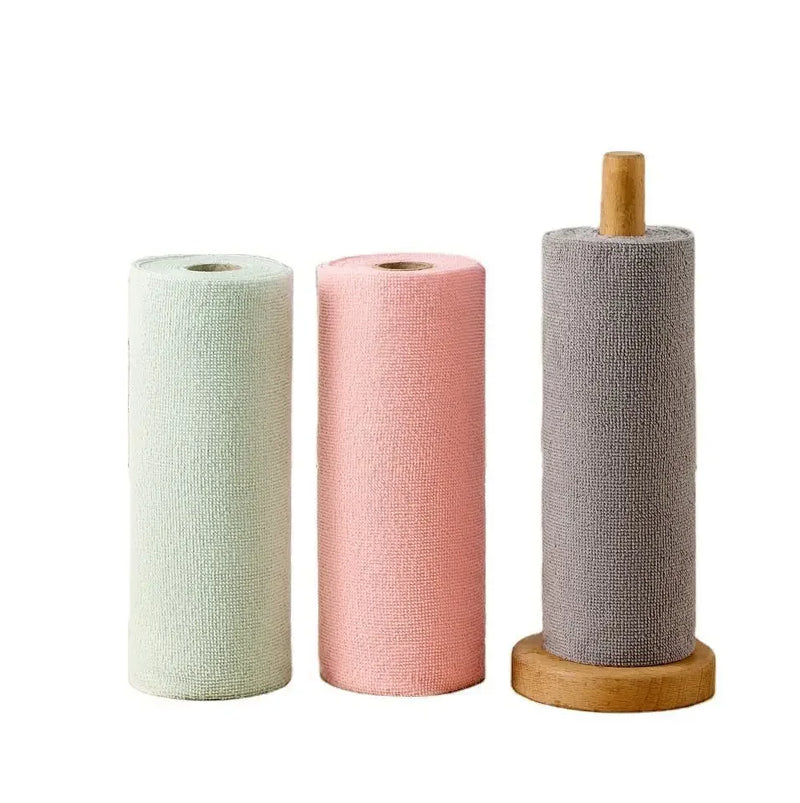 20 Reusable Microfiber Cleaning Sheets Per Towel Rolls