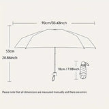 UPF50+ Mini Vinyl Capsule Folding Umbrella