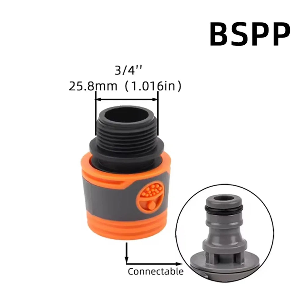1-Pcs 1/2" 3/4" 1" Garden Hose Quick Connect Adapters