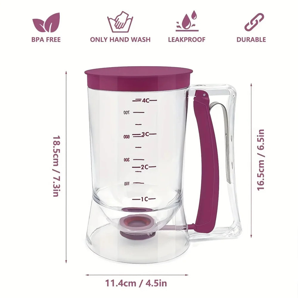 Multi-functional Handheld Cupcake Batter Dispenser