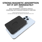 Leather Magnetic Cellphone Card Holder For IPhone 12 13 14 15 16 Pro Max Plus