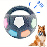 Pet's Soccer Ball With Carrying Handle For Throwing
