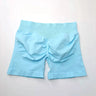 NCLAGEN 4.5" Women's  Low Ribbed Band Scrunch Butt Seamless Impact Shorts