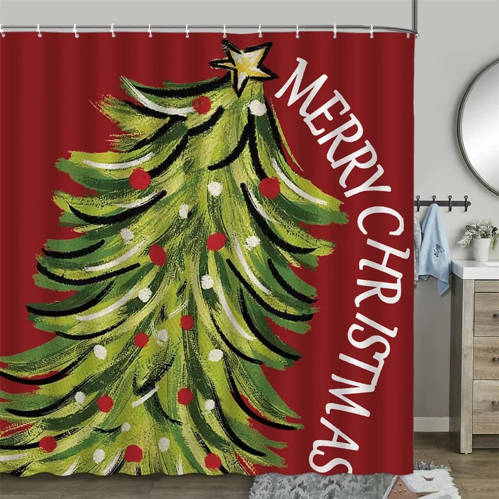 Christmas Shower Curtain
