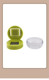Mini Garlic Press Chopper with Storage Box
