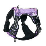 Durable Military-Style Vest with Reflective Straps & Secure Control Handle Dog Harness