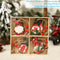 4-12pcs Wooden Christmas Tree Pendants Ornaments