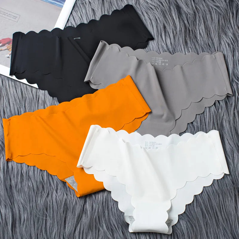 Women's Mid Rise Seamless Silk Briefs