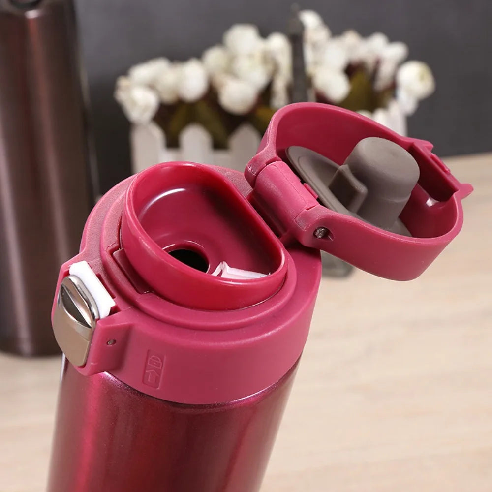 500M/16 Oz Insulated Stainless Steel BPA Free Leakproof Water Bottle