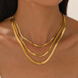 Men Or Women's 316L Stainless Steel Herringbone Chains