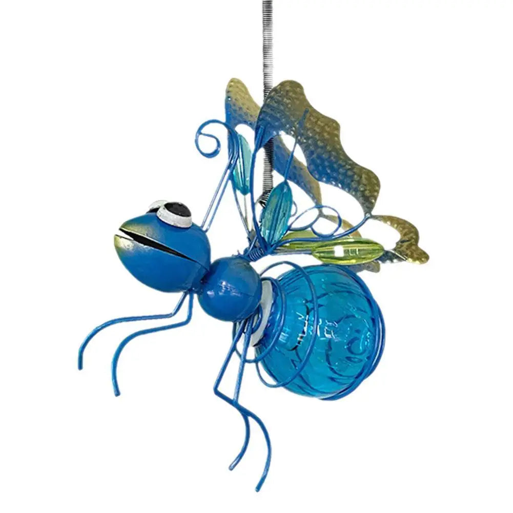 Solar LED Iron  Waterproof Hanging  Insect Tree Ornament