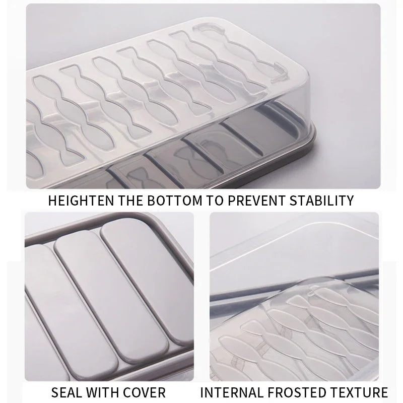 Transparent Stackable  Food Saver Box With Lid