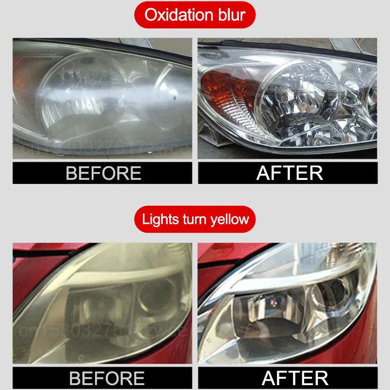 Car Headlight Renewal Polish.