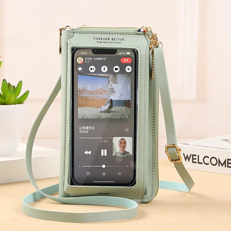 Women's Crossbody Touch Screen Cell Phone Purse.