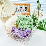 2-In-1 Bath Ball Towel Loofah With Drawstring Closure