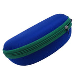 KLASSNUM Hard Eyeglass Protector Case With Zipper And Carabiner Hook